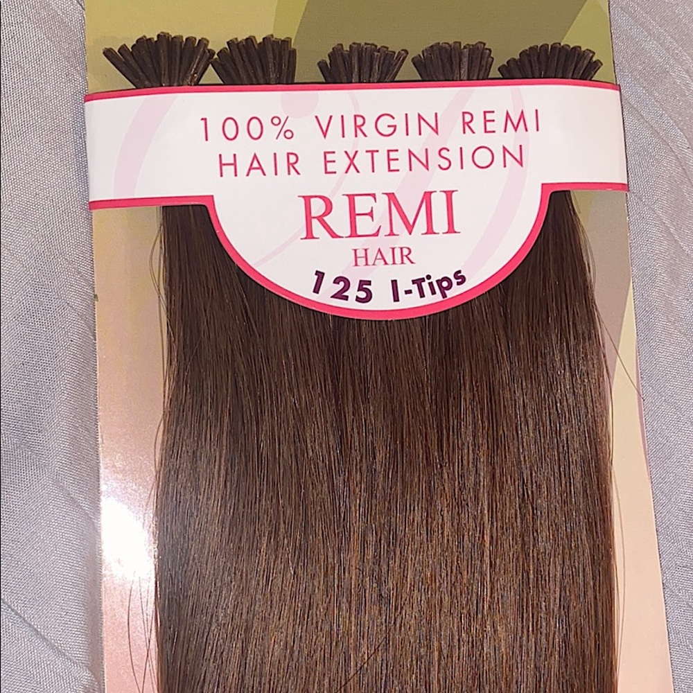 100% virgin remi hair 125 I-Tips